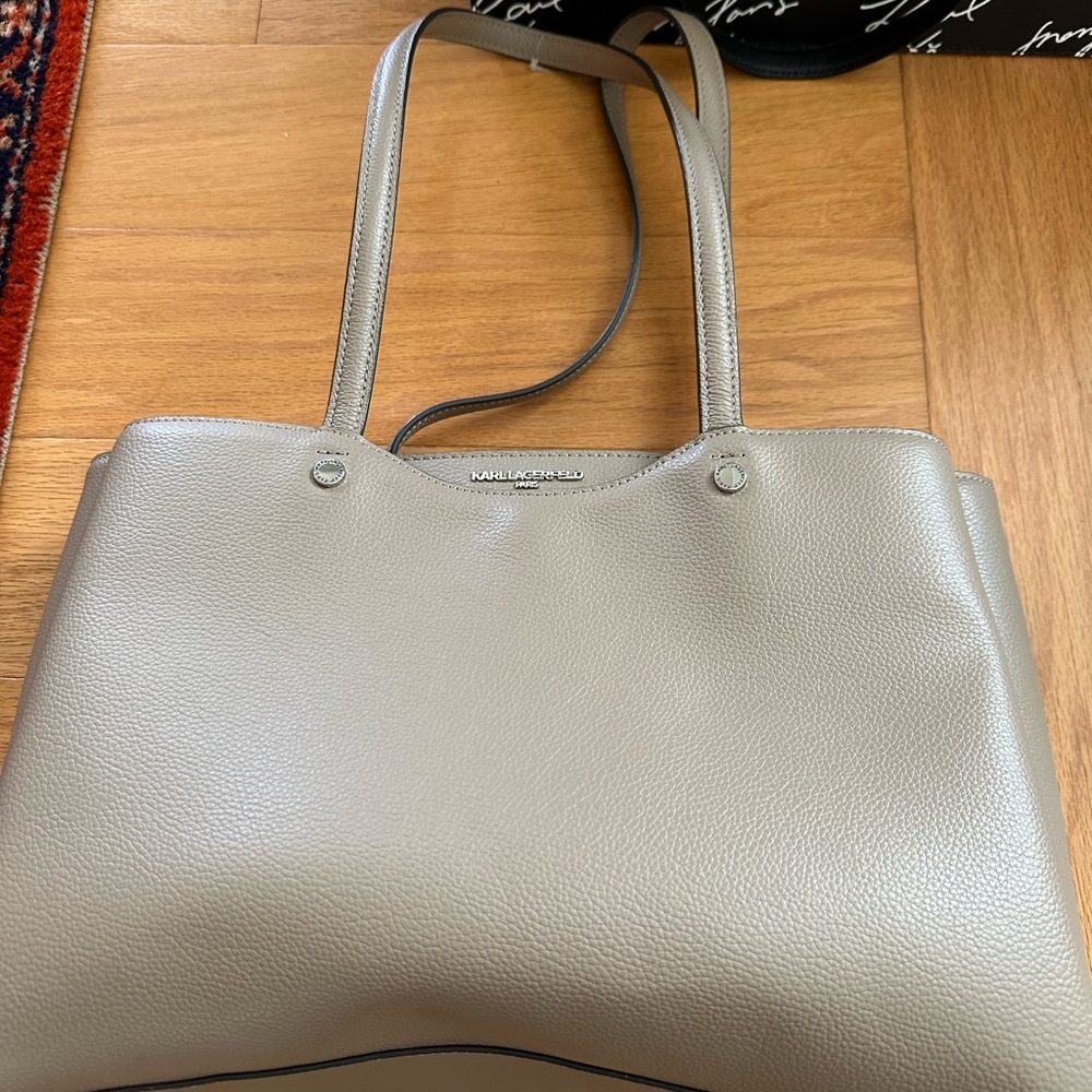 Karl Lagerfeld leather purse